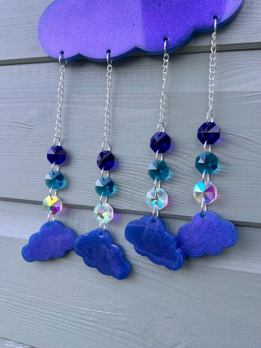 Storm Cloud Resin Sun Catcher (Reduced due to imperfections)