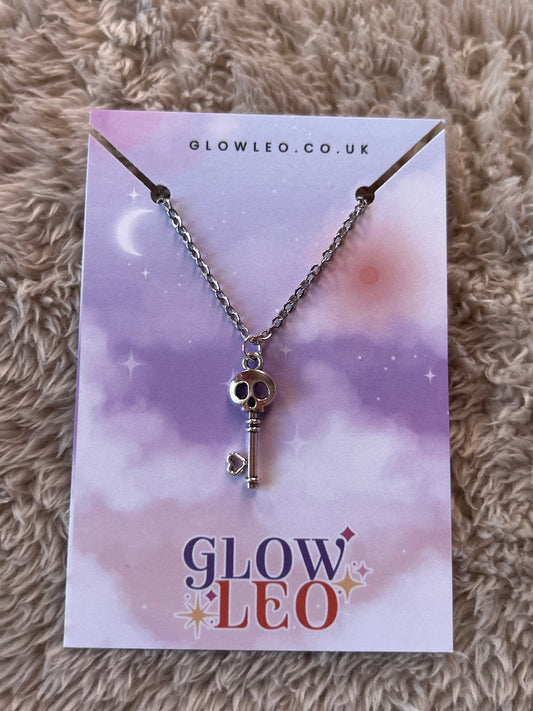 Skull Key Necklace