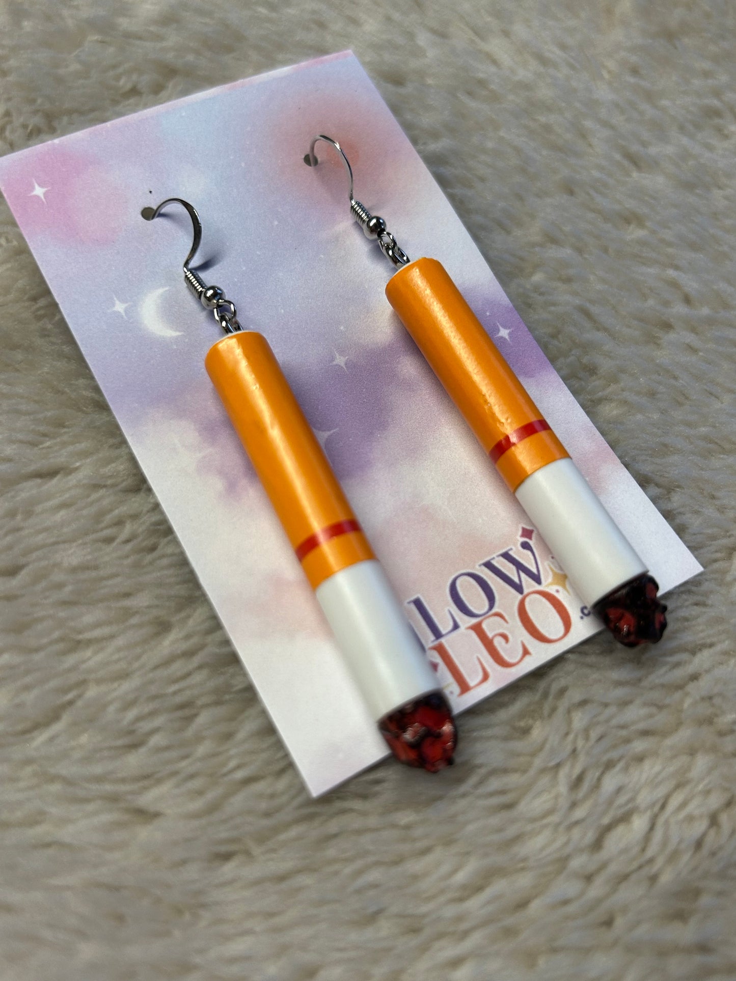 Burned Ciggy Kitsch Earrings