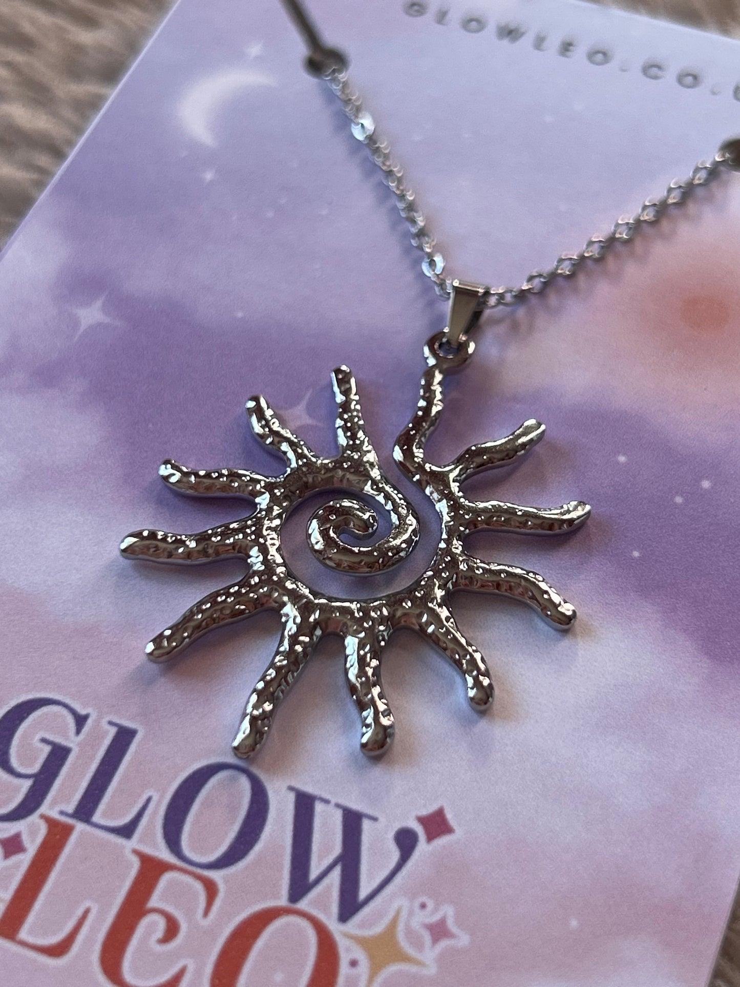 Spiral Sun Necklace