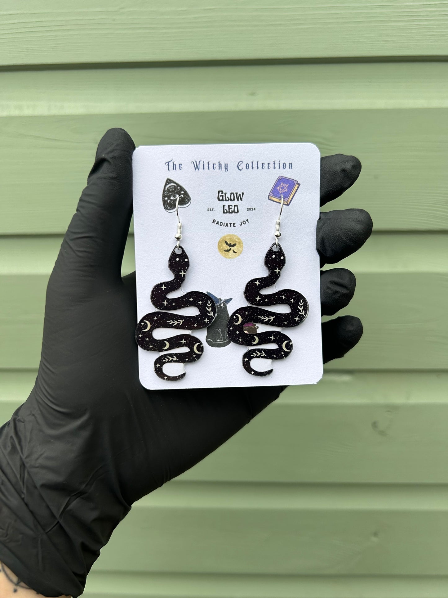 Witchy Serpent Dangle Earrings