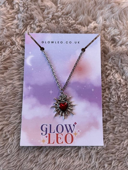 Red Heart Necklace