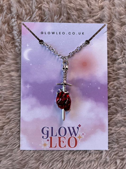 Knife Heart Necklace