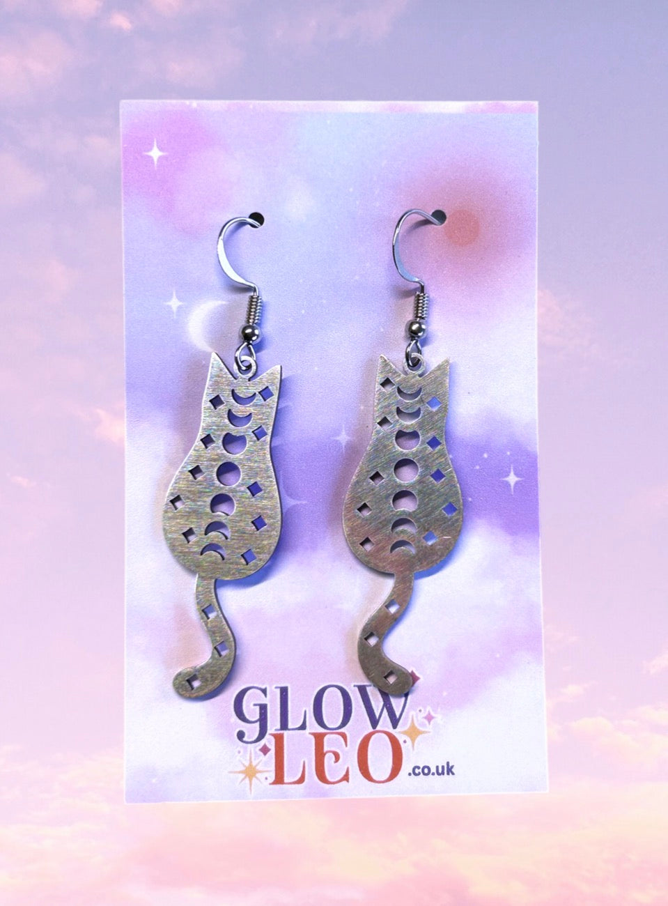 Kitty Moon Phase Earrings