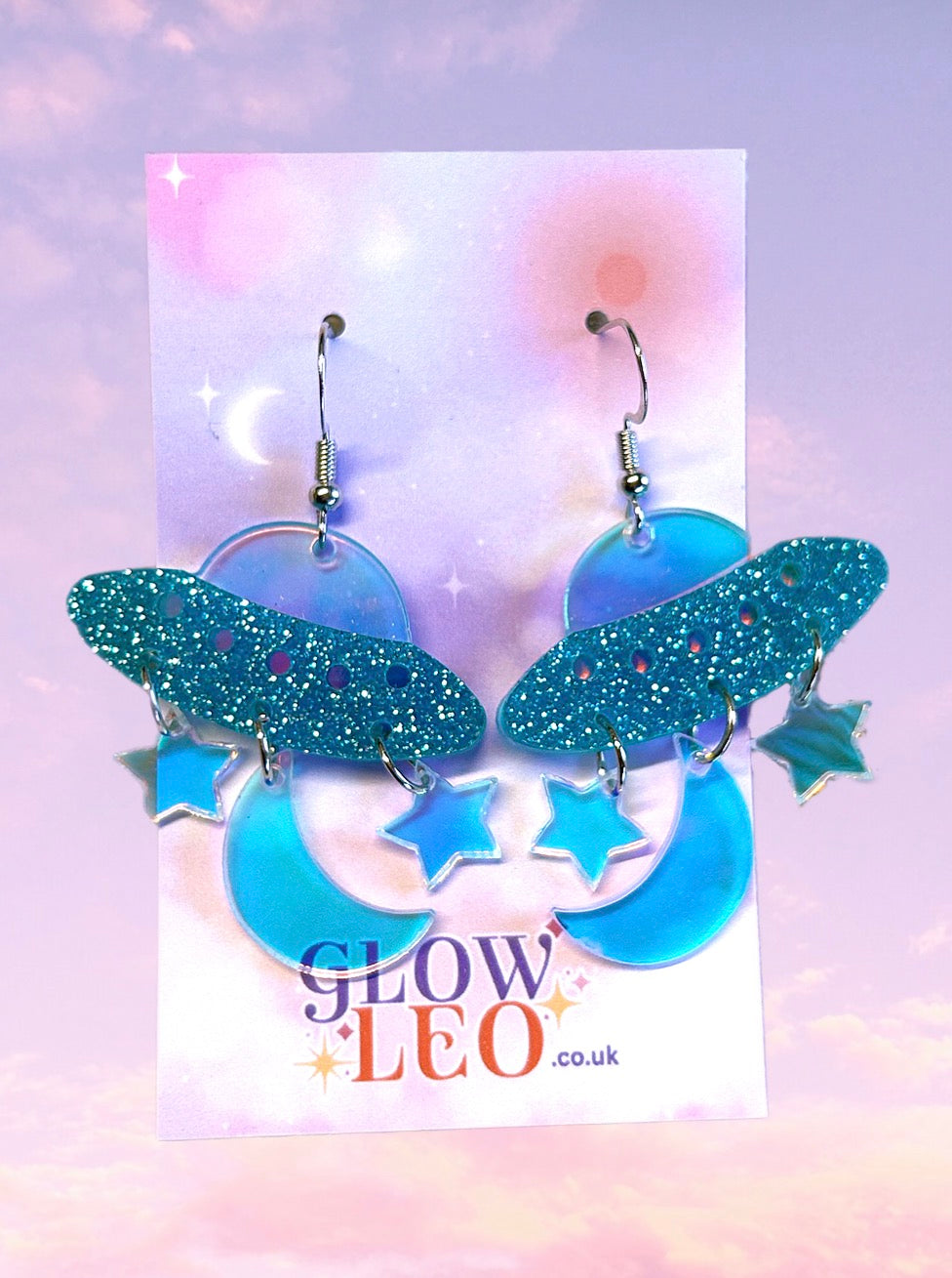 Colour Shift UFO Earrings