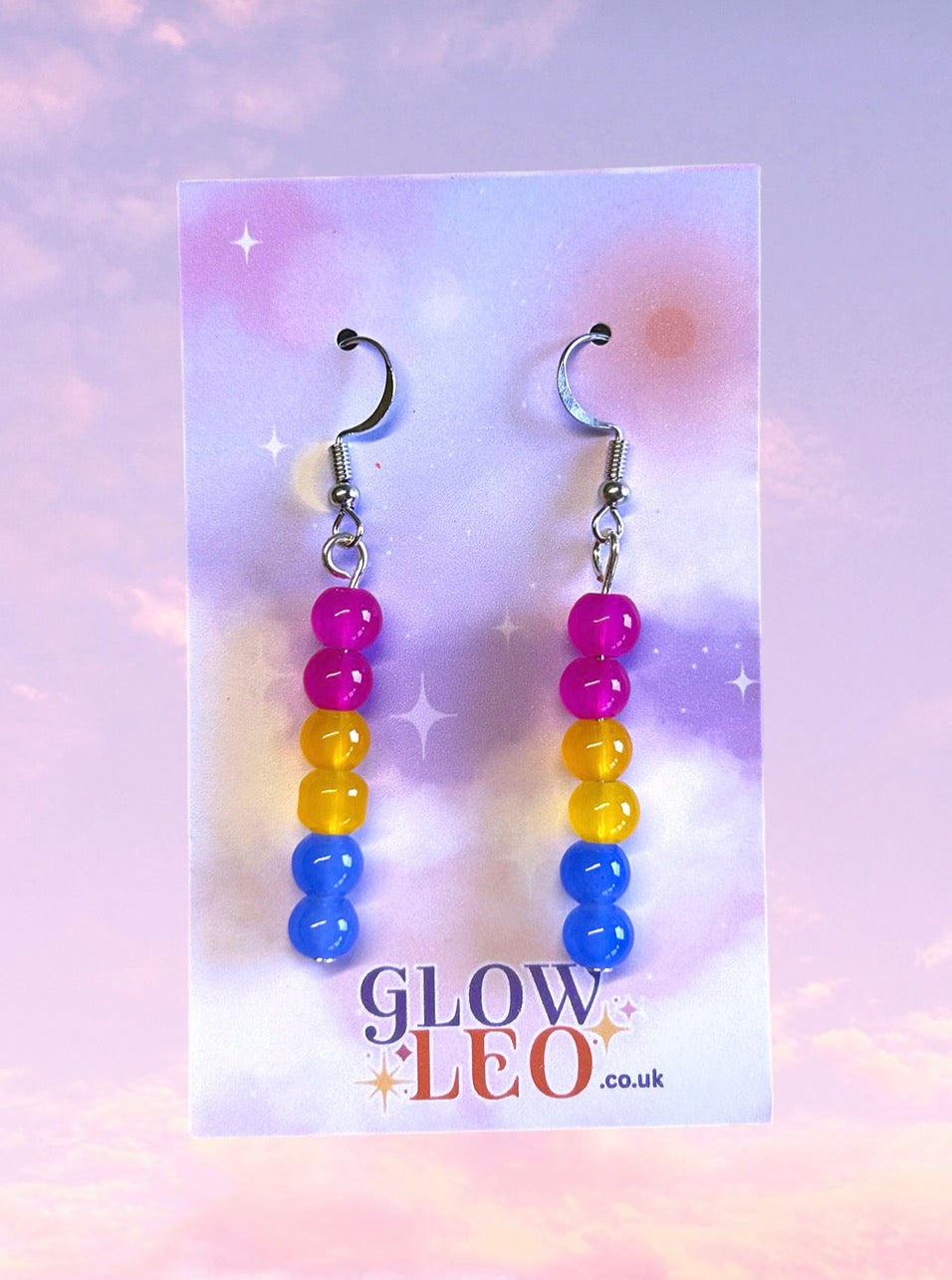 Pansexual Pride Earrings