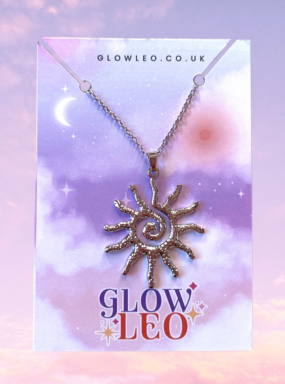 Spiral Sun Necklace