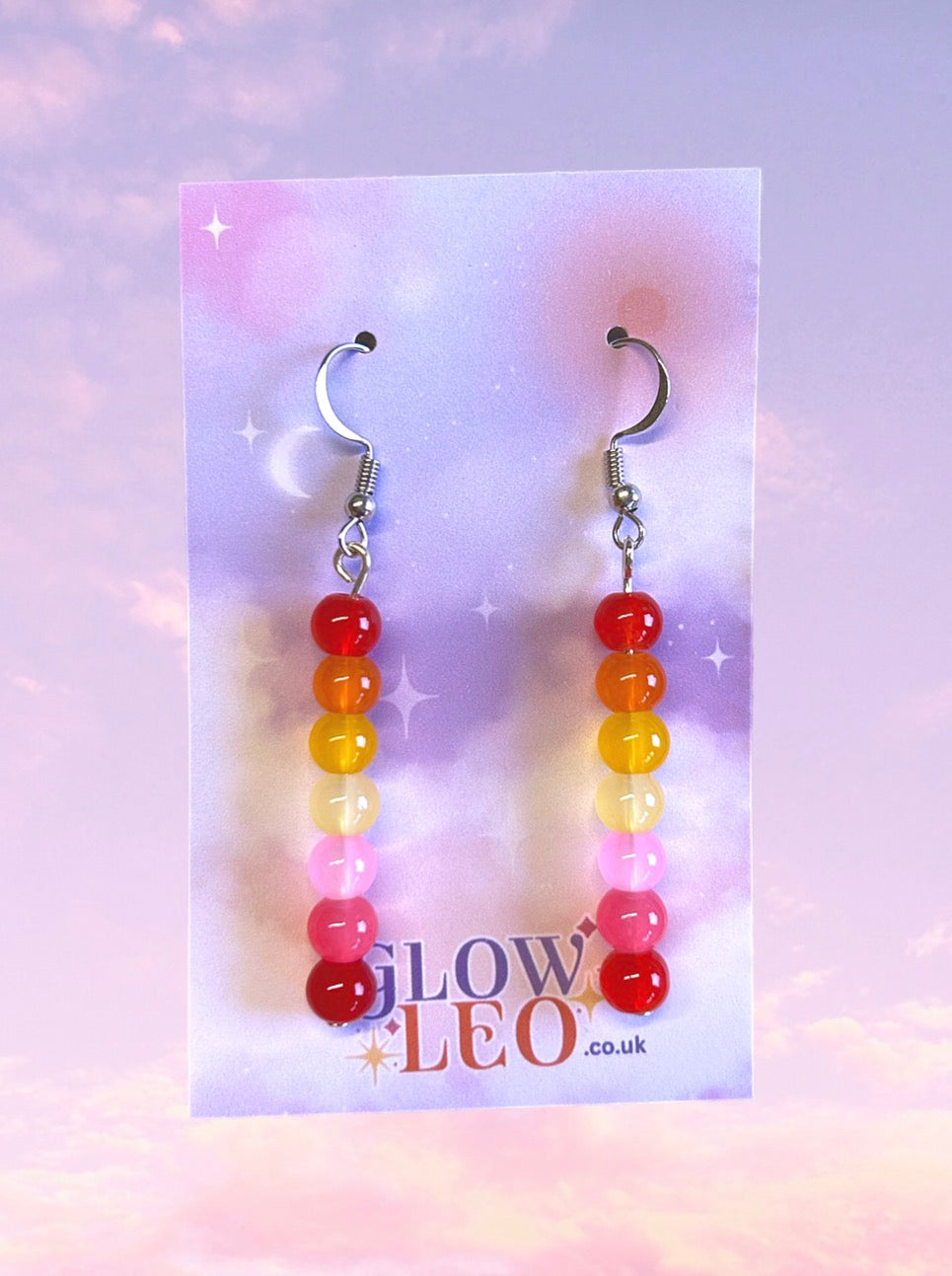 Sunset Glass Earrings