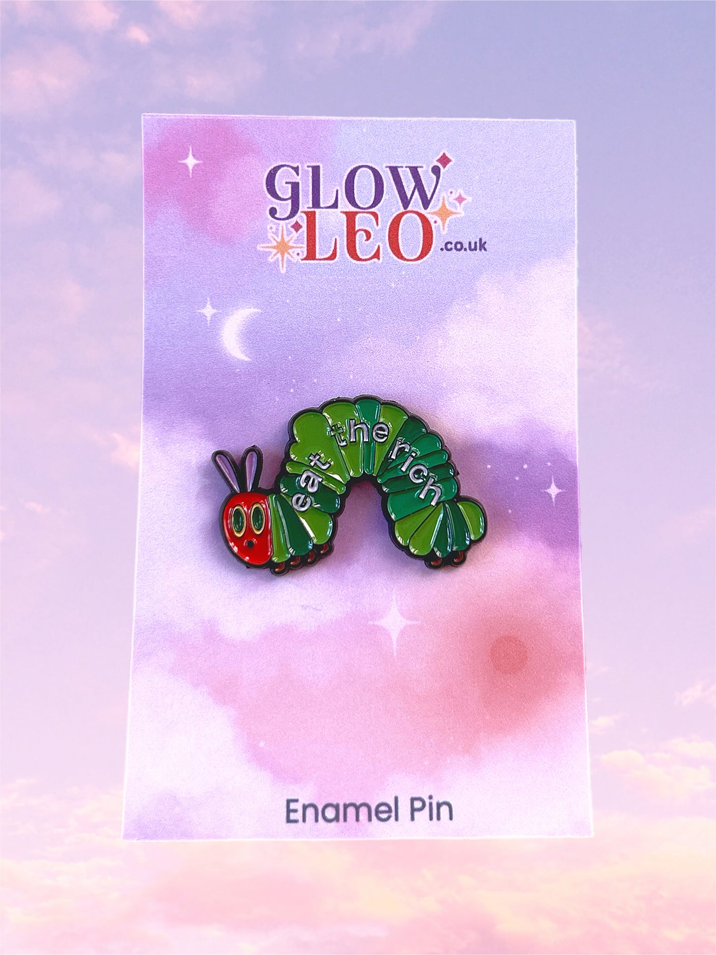 Eat The Rich Enamel Pin