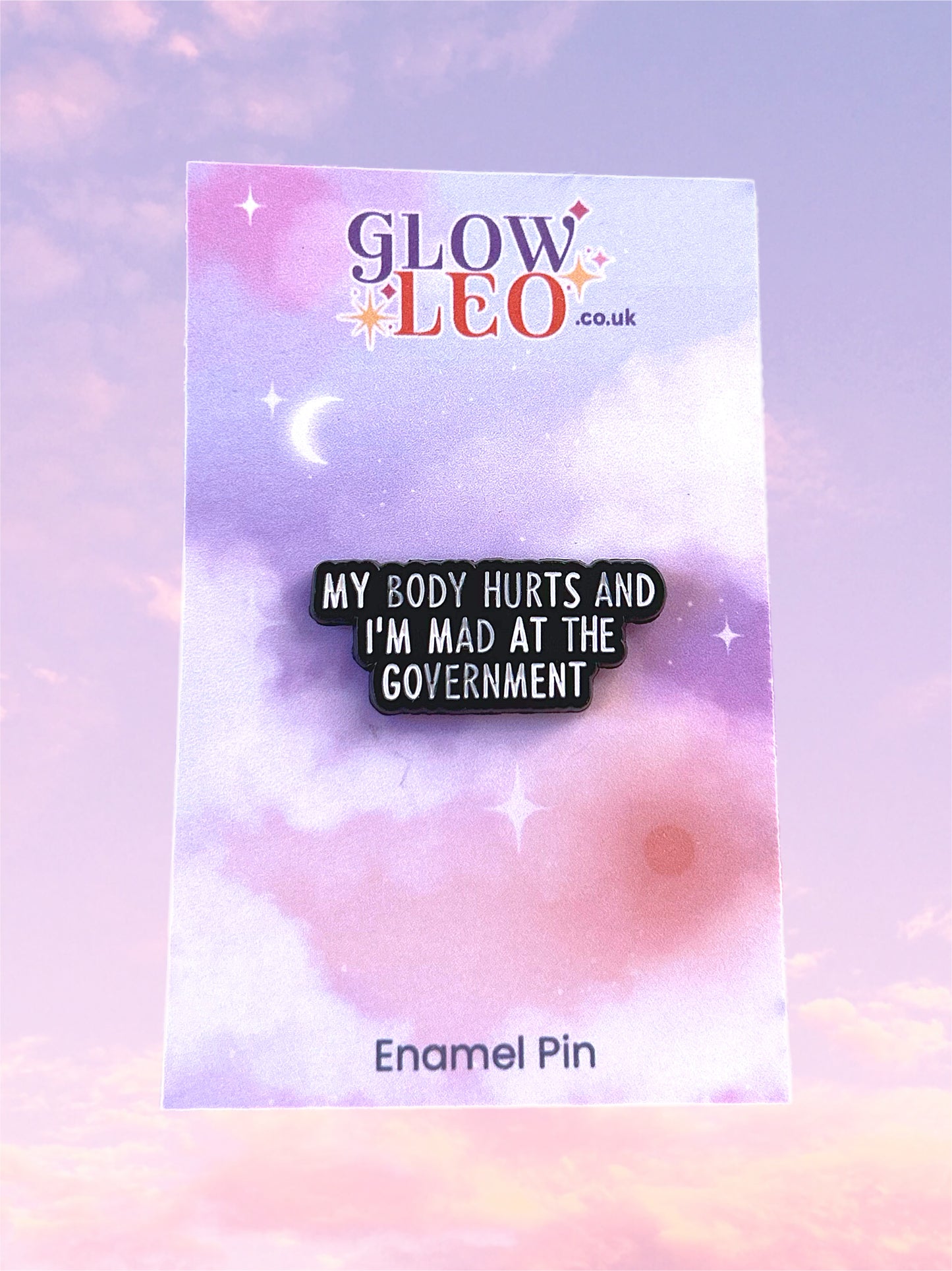 Body Hurts Enamel Pin