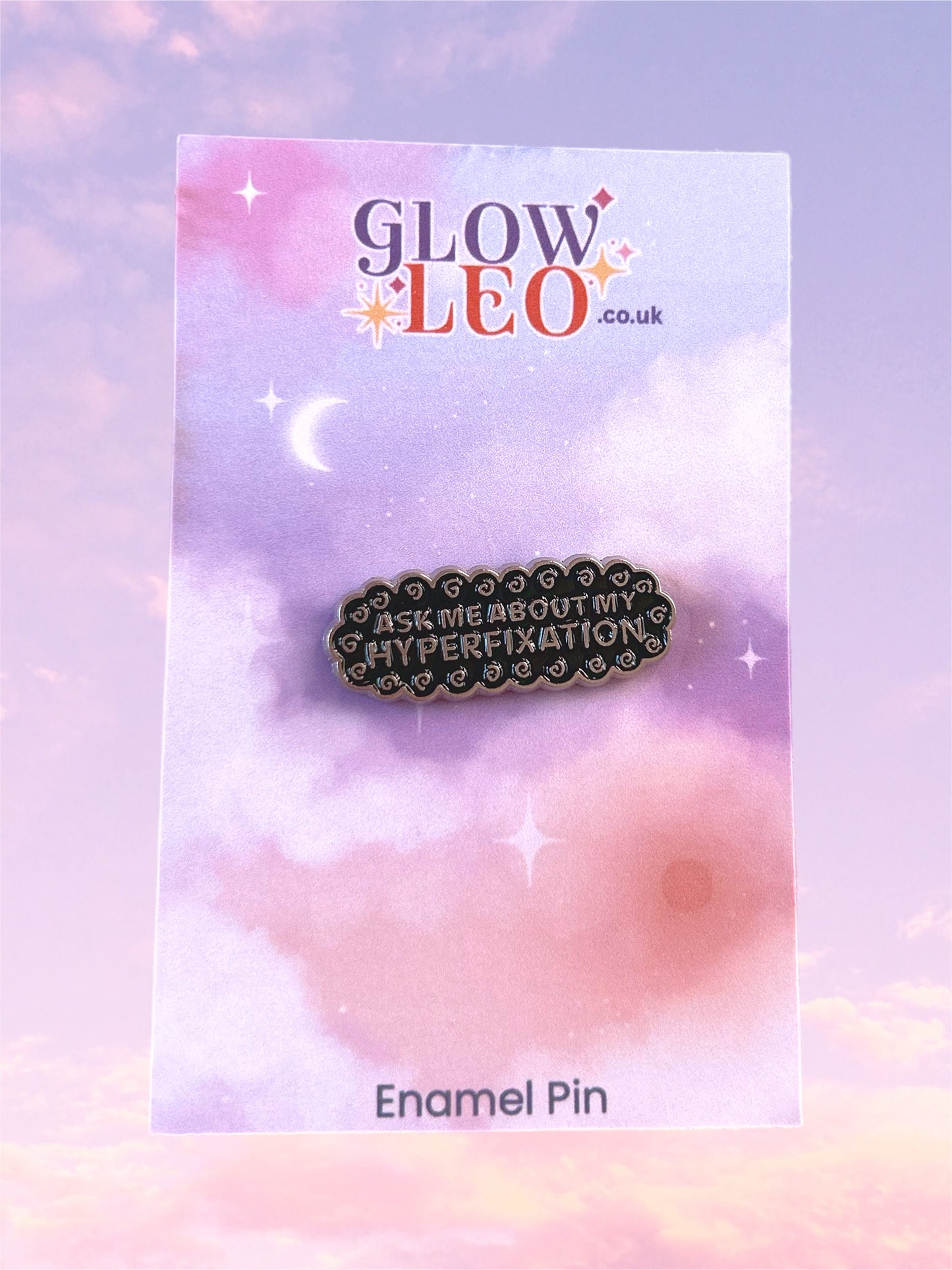 Hyper Fixation Enamel Pin