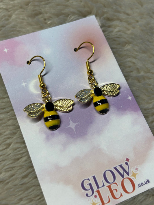 Golden Bee Earrings (FREE!)