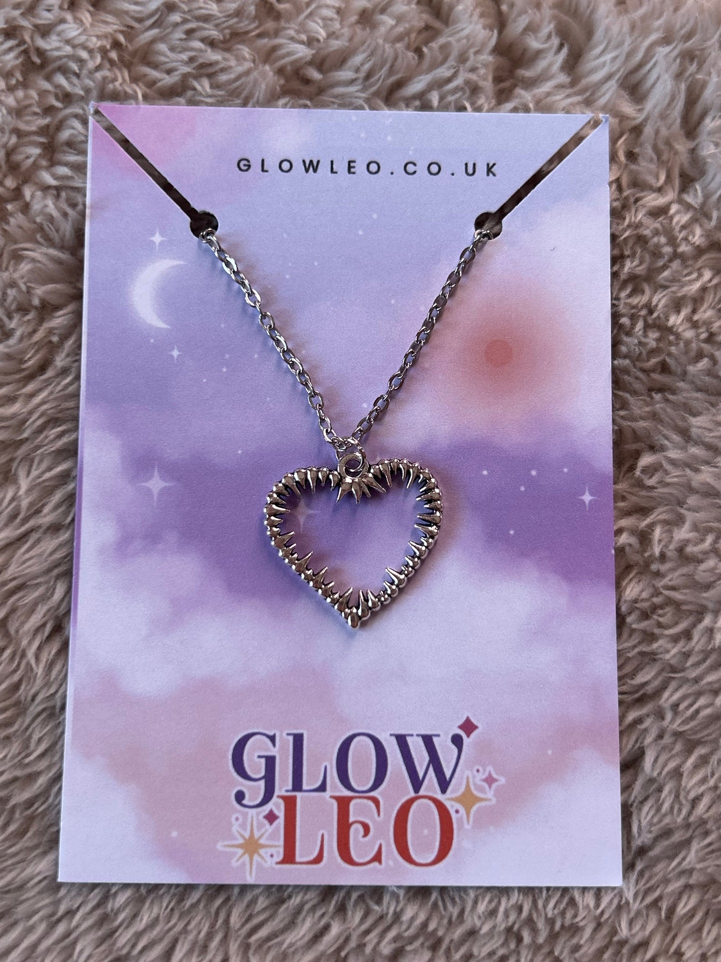 Spiked Heart Necklace