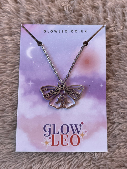 Crescent Moon Moth Necklace (FREE!)