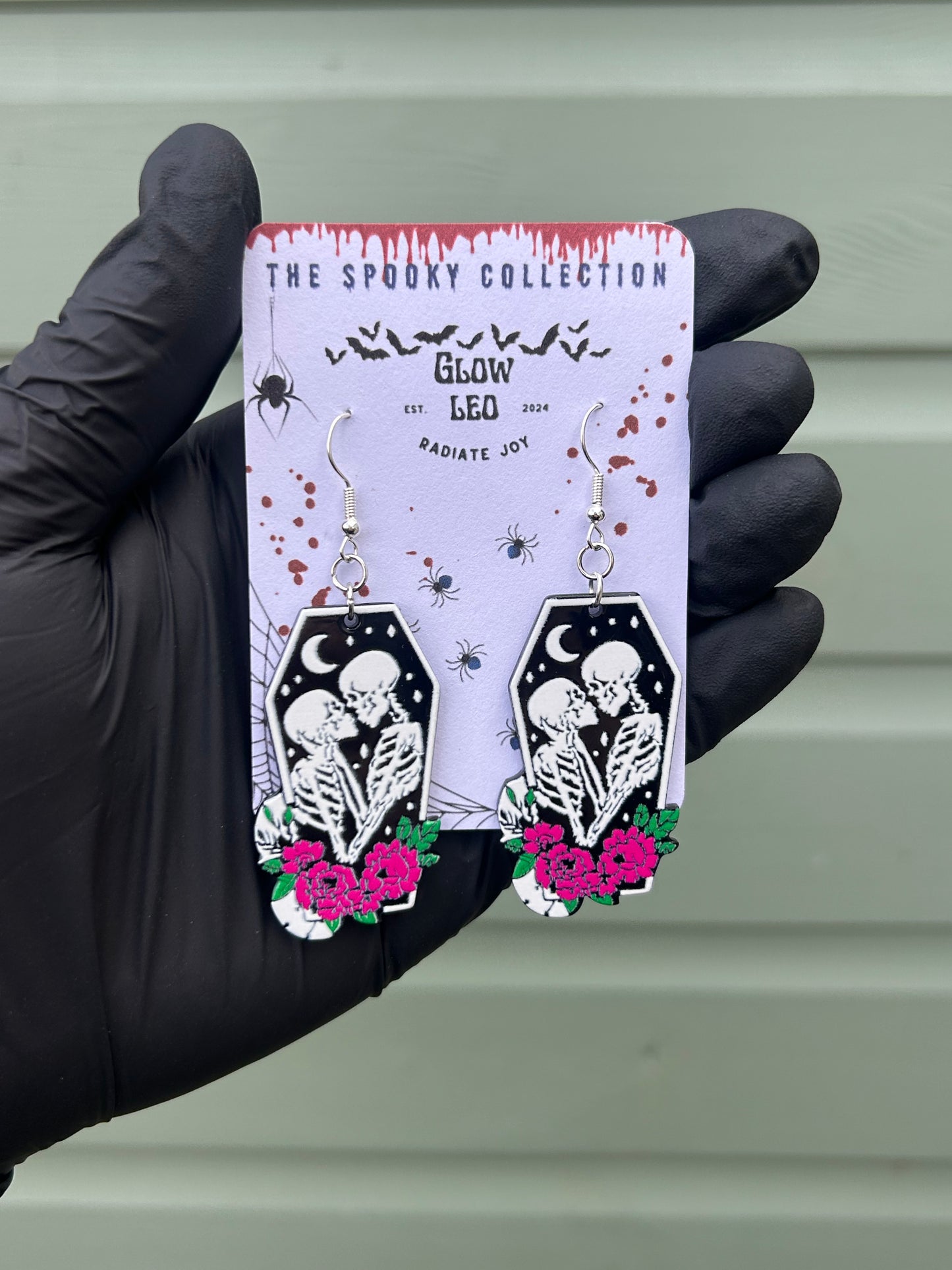 Moonlit Kiss Dangle Earrings
