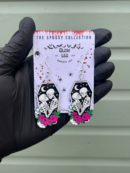 Moonlit Kiss Dangle Earrings