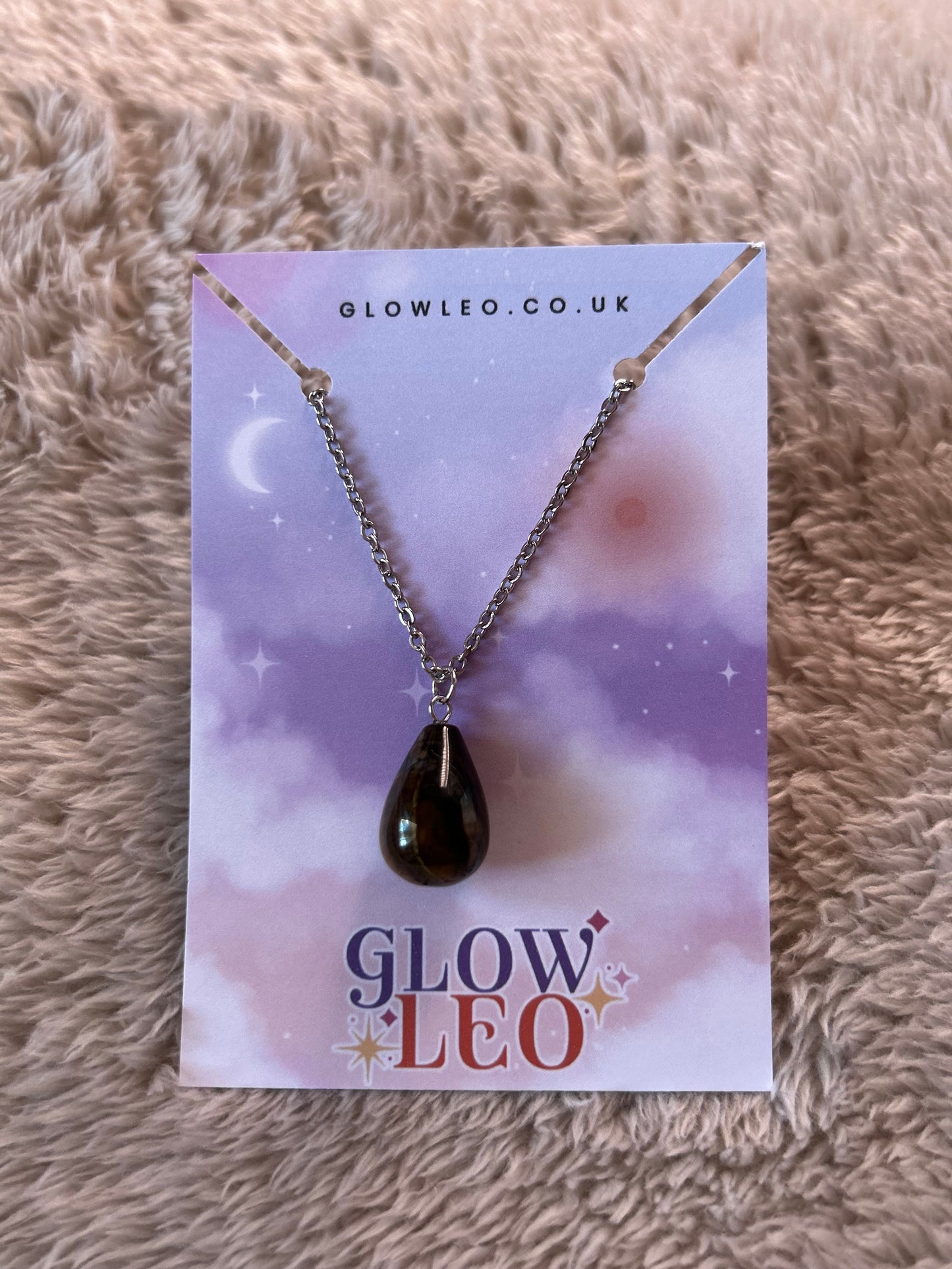 Tigers Eye Pendant Necklace