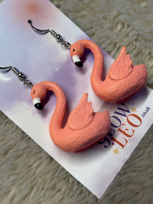 Fancy Flamingo Earrings