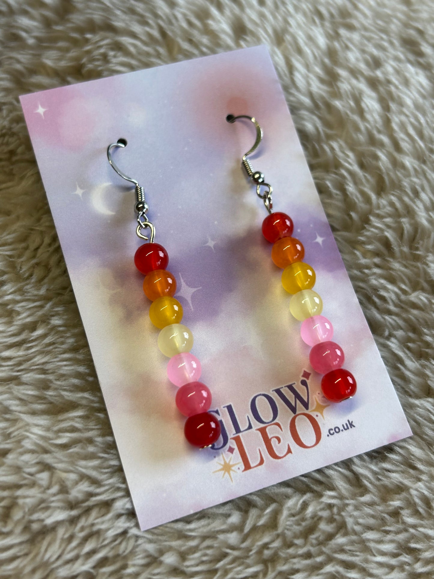 Sunset Glass Earrings