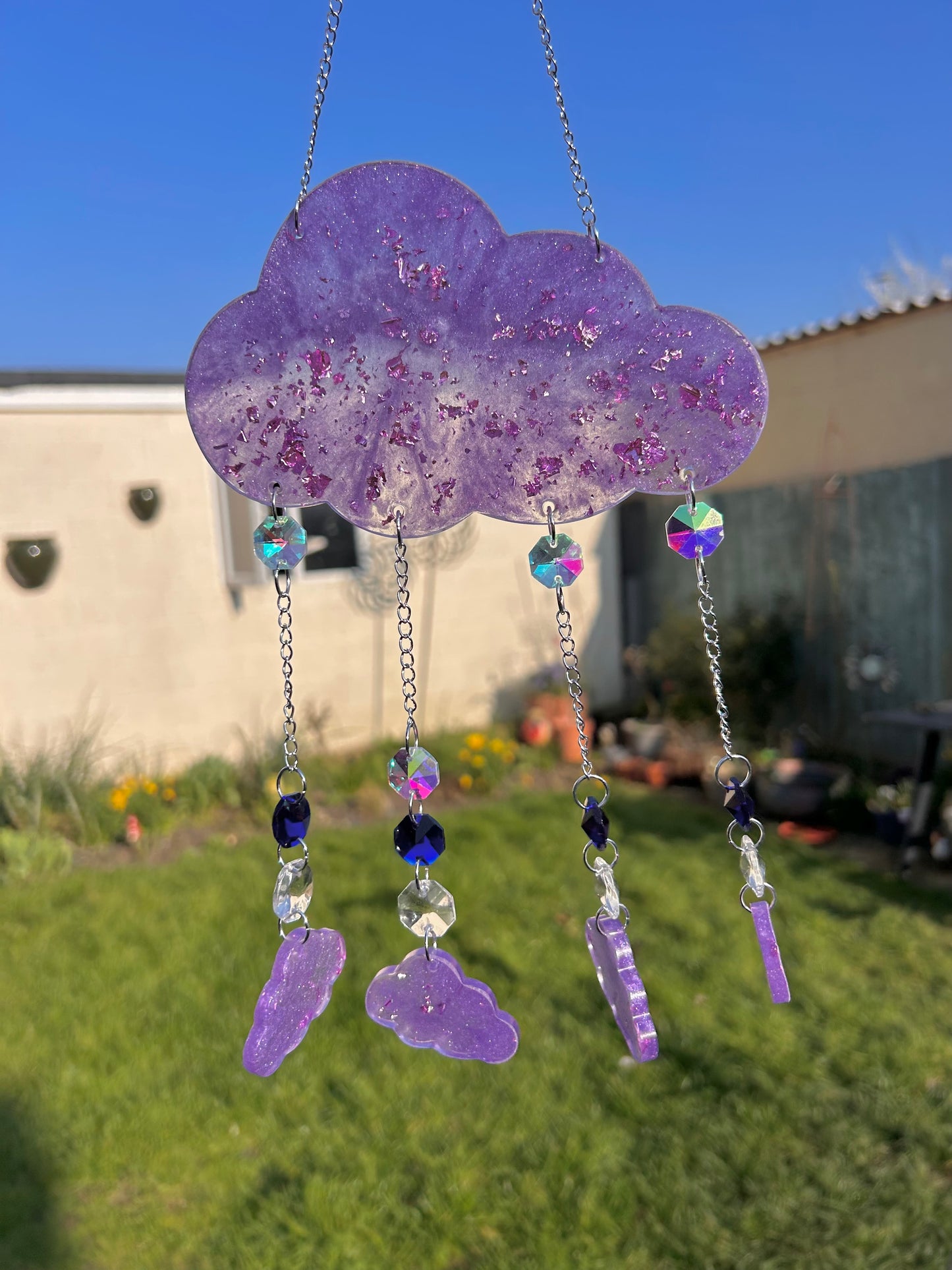 Aurelia Cloud Resin Sun Catcher (Reduced due to imperfections)