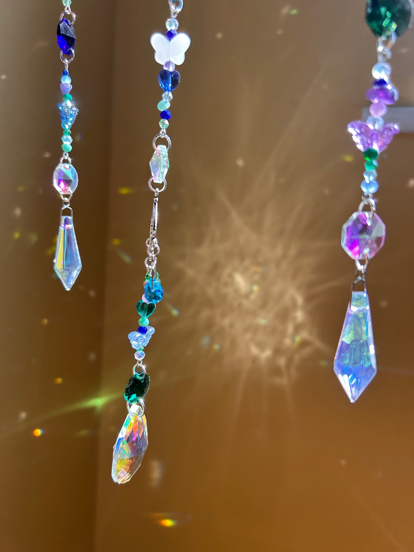 Aurora Spiral Sun Catcher