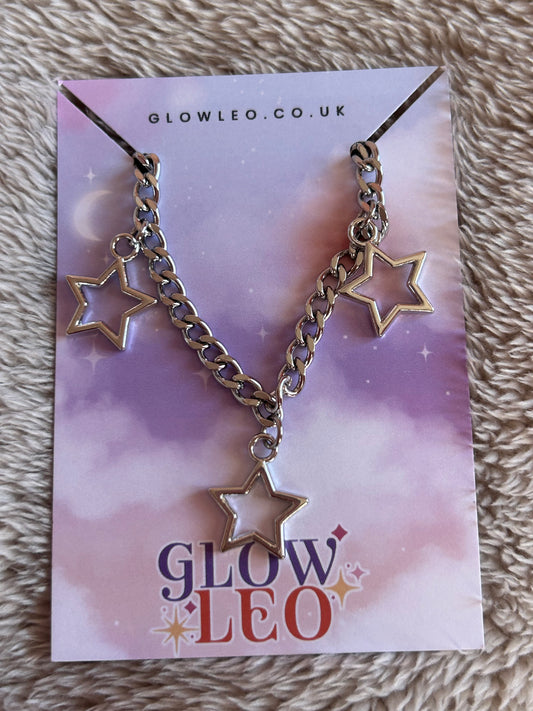 Triple Star Necklace