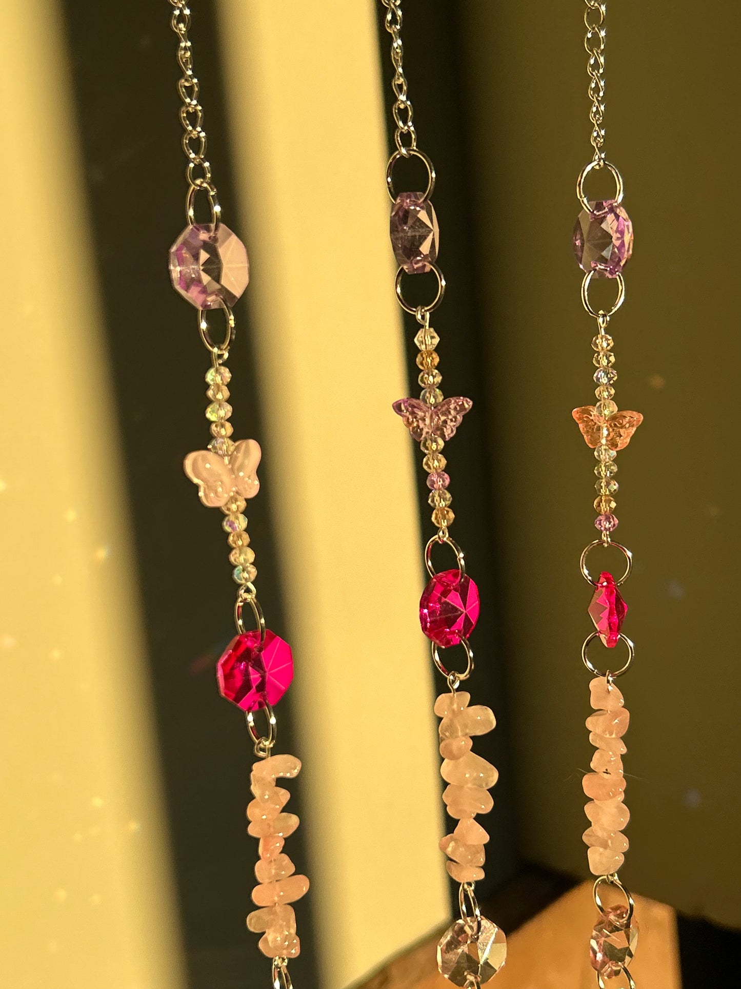 Rosey Garden Branch Sun Catcher