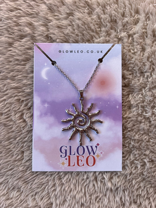 Spiral Sun Necklace