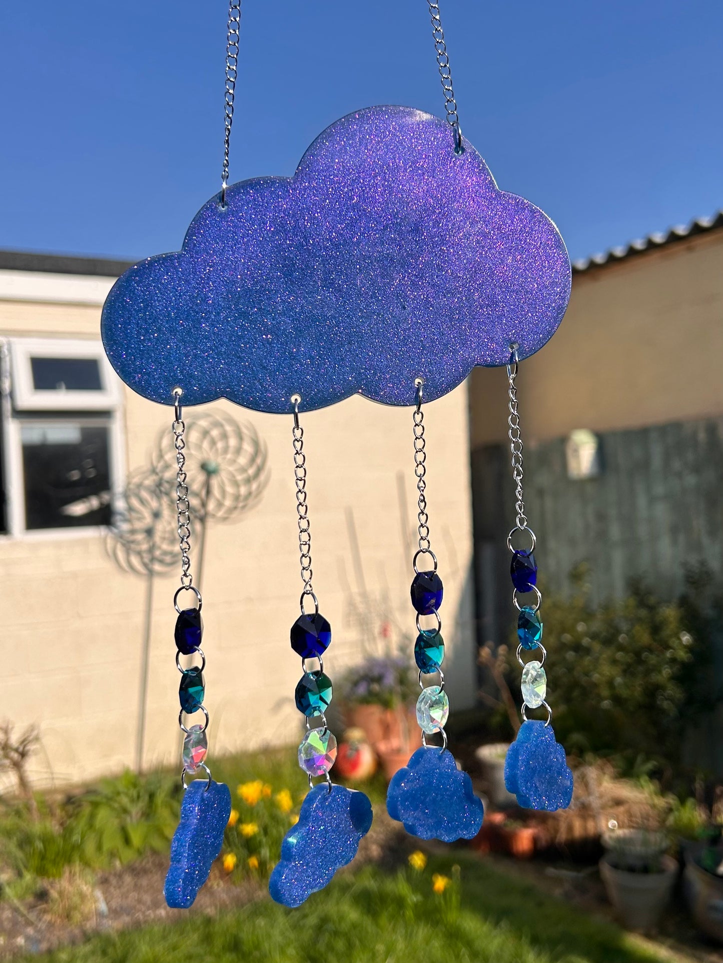 Storm Cloud Resin Sun Catcher (Reduced due to imperfections)