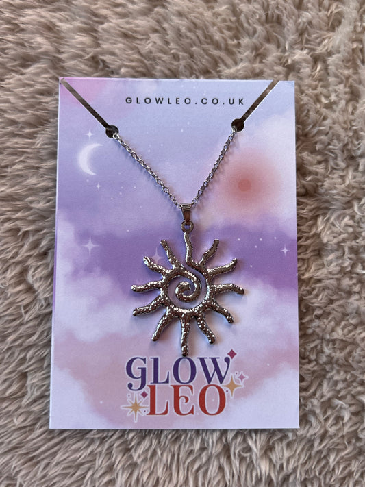 Spiral Sun Necklace