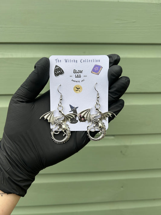 Dragon Dangle Earrings