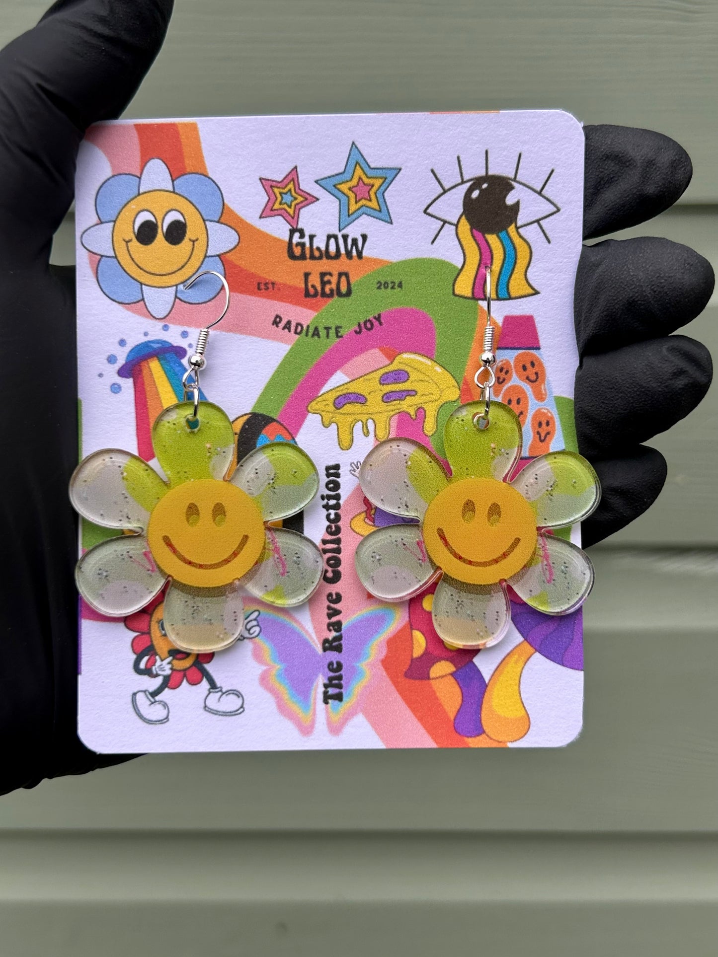 Groovy Smile Dangle Earrings