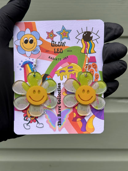 Groovy Smile Dangle Earrings