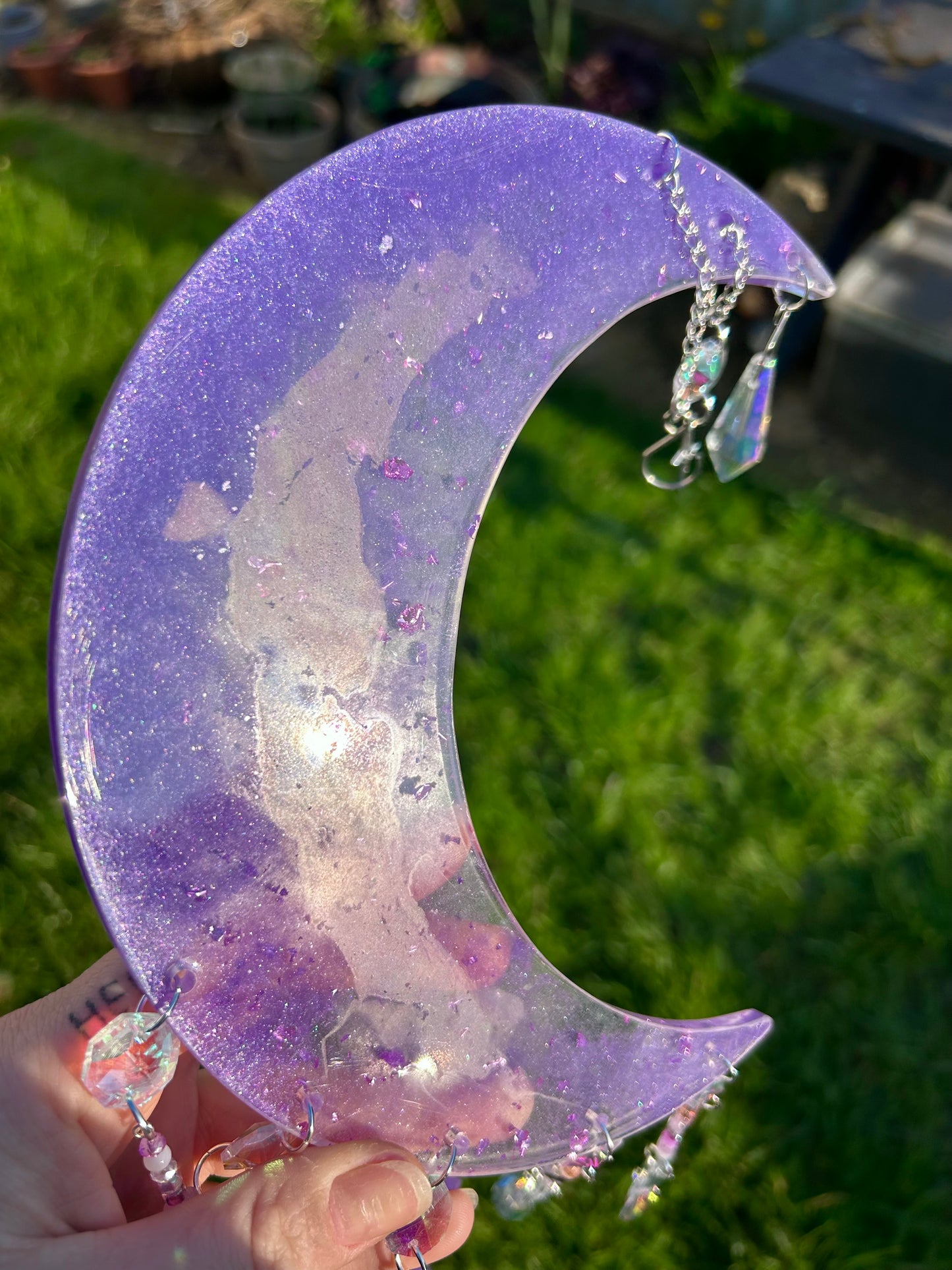 Gailia Moon Resin Sun Catcher (reduced due to imperfections)