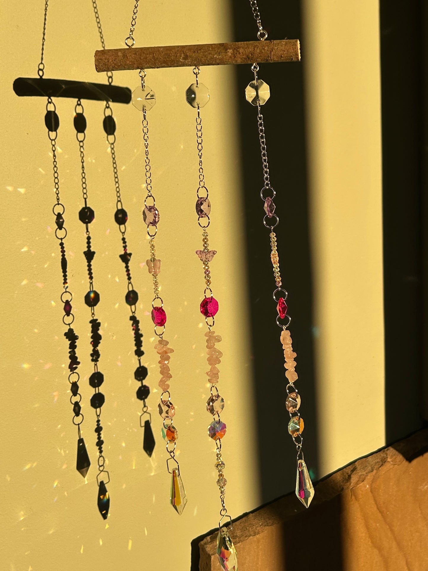 Rosey Garden Branch Sun Catcher