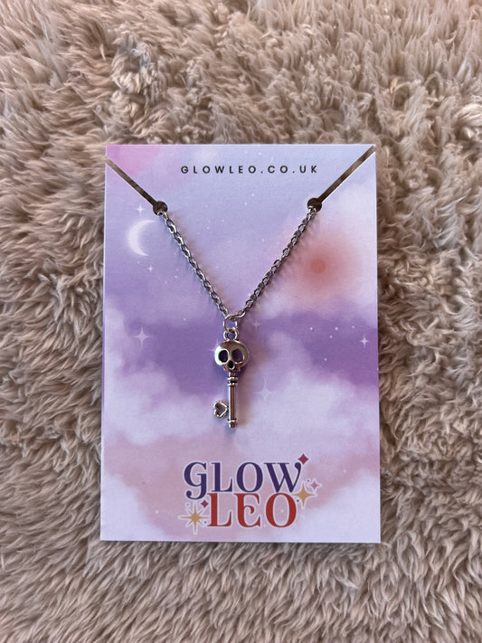 Skull Key Necklace