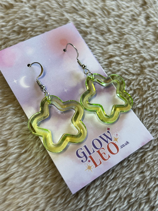 Lime Green Earrings