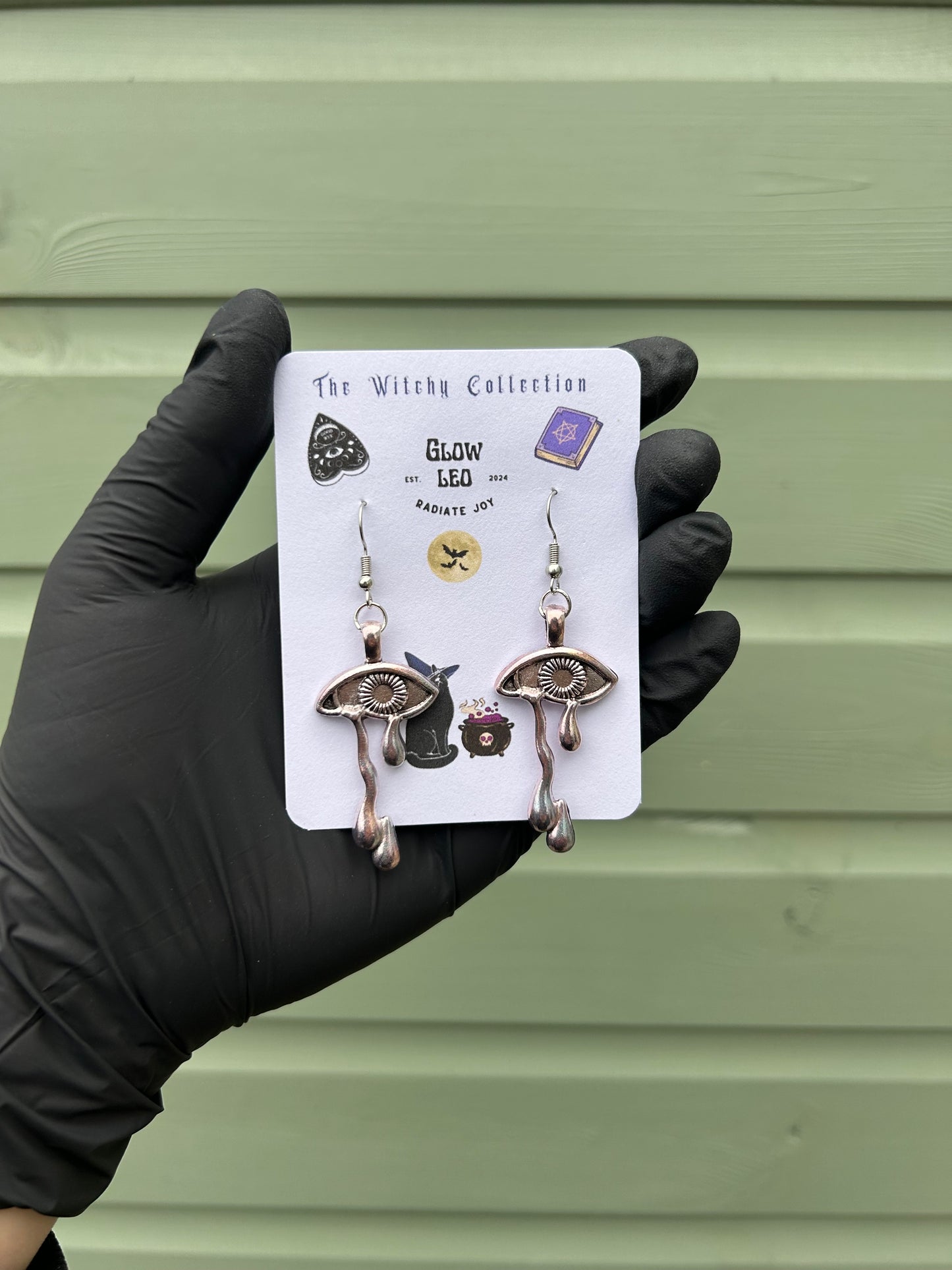 Drippy Eyes Dangle Earrings