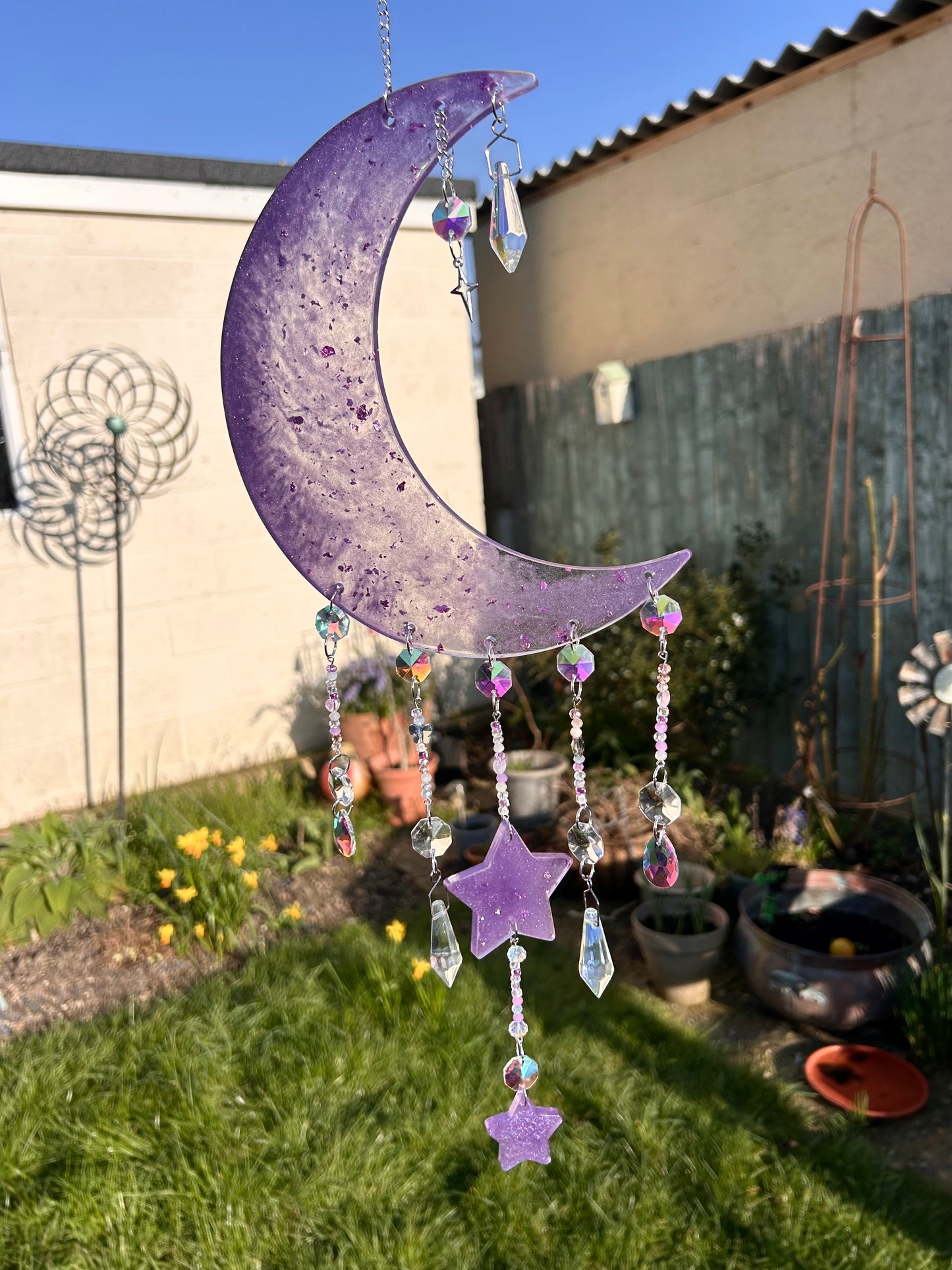 Gailia Moon Resin Sun Catcher (reduced due to imperfections)