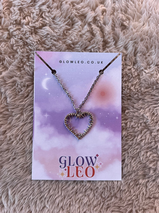 Spiked Heart Necklace