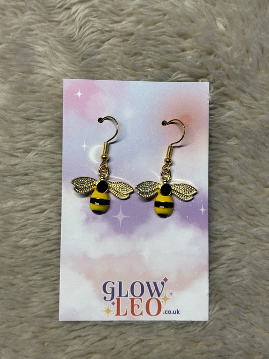 Golden Bee Earrings (FREE!)