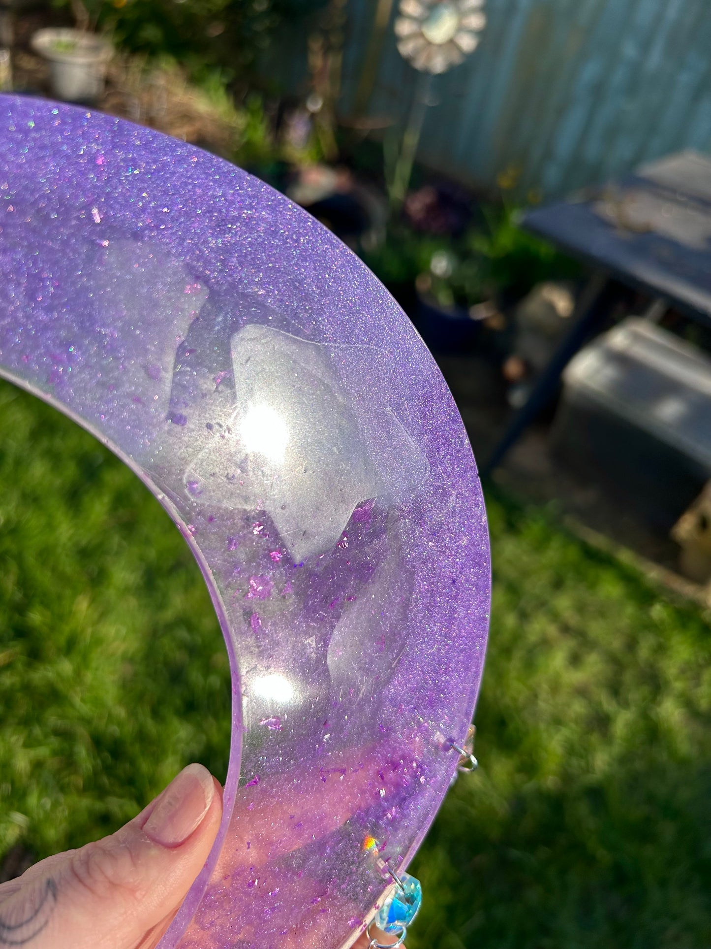 Gailia Moon Resin Sun Catcher (reduced due to imperfections)