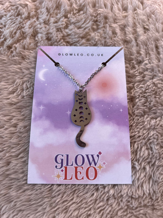 Kitty Moon Phase Necklace