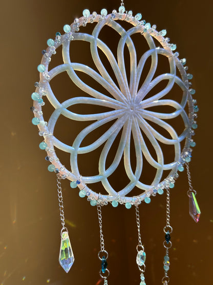 Dream Beaded Spiral Sun Catcher
