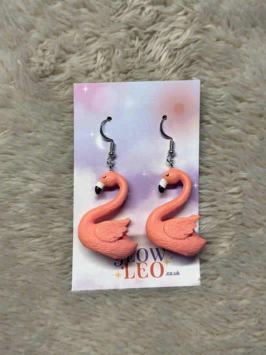 Fancy Flamingo Earrings