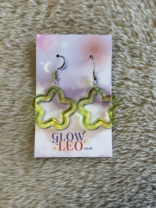 Lime Green Earrings