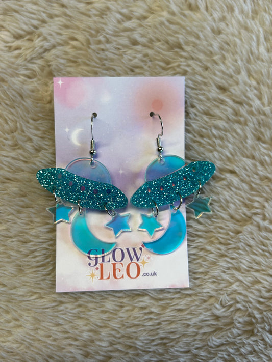 Colour Shift UFO Earrings
