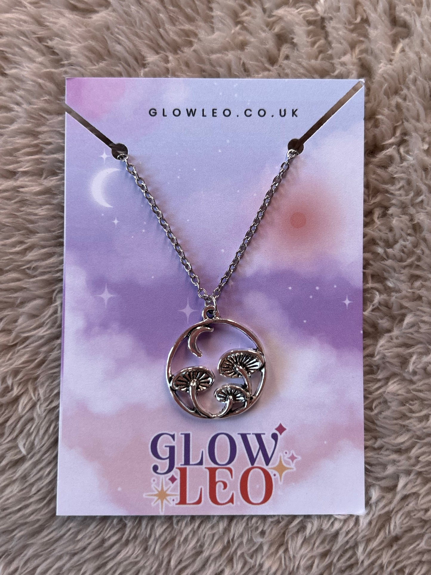 Moon Mushroom Necklace