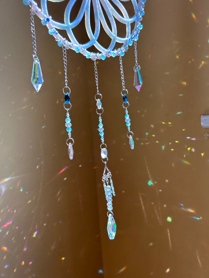 Dream Beaded Spiral Sun Catcher