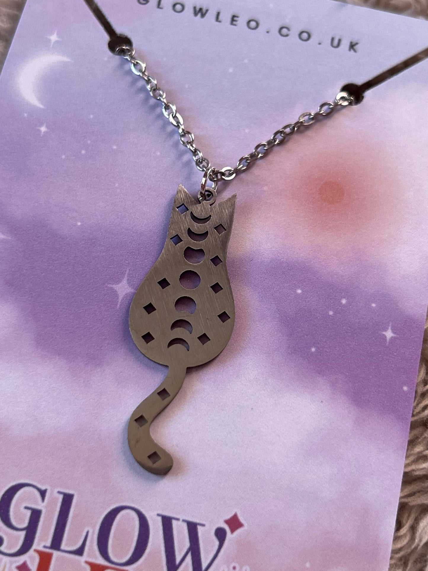 Kitty Moon Phase Necklace